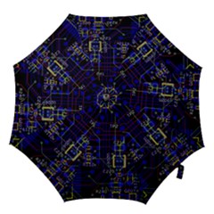 Technology Circuit Board Layout Hook Handle Umbrellas (large)