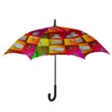 Colorful 3d Social Media Hook Handle Umbrellas (Large) View3