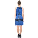Motorsport  Halter Collar Waist Tie Chiffon Dress View2