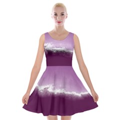 Ombre Velvet Skater Dress by ValentinaDesign