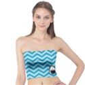 Chevron Shark Pattern Tube Top View1