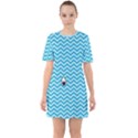Chevron Shark Pattern Mini Dress View1