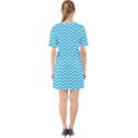 Chevron Shark Pattern Mini Dress View2
