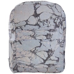 Slate Marble Texture Full Print Backpack by Nexatart