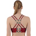 Cute Colorful  Owl, Mandala Design Back Weave Sports Bra View2