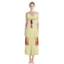 Spring Butterfly Wallpapers Beauty Cute Funny Button Up Chiffon Maxi Dress View1