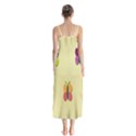 Spring Butterfly Wallpapers Beauty Cute Funny Button Up Chiffon Maxi Dress View2