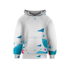 Triangle Chevron Colorfull Kids  Pullover Hoodie by Mariart
