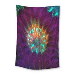 Live Green Brain Goniastrea Underwater Corals Consist Small Small Tapestry by Mariart