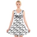 Custom V-Neck Sleeveless Dress - Trim Job w/scissors View1