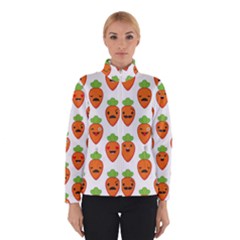 Seamless Background Carrots Emotions Illustration Face Smile Cry Cute Orange Winterwear