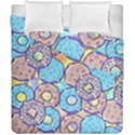 Donuts pattern Duvet Cover Double Side (California King Size) View2