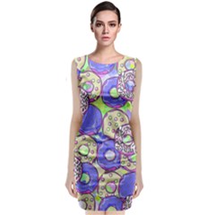Donuts Pattern Classic Sleeveless Midi Dress