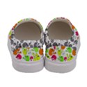 Bright Colorful Skulls Women s Canvas Slip Ons View4