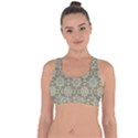 Oriental pattern Cross String Back Sports Bra View1