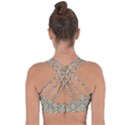 Oriental pattern Cross String Back Sports Bra View2