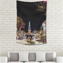 Church Decoration Night Small Tapestry View2