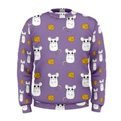 Cute Mouse Pattern Men s Sweatshirt by Valentinaart