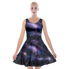 Animation Plasma Ball Going Hot Explode Bigbang Supernova Stars Shining Light Space Universe Zooming Velvet Skater Dress by Mariart