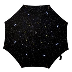 Space Warp Speed Hyperspace Through Starfield Nebula Space Star Hole Galaxy Hook Handle Umbrellas (medium) by Mariart
