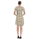 Star Fall Of Fantasy Flowers On Pearl Lace Short Sleeve V-neck Flare Dress View2