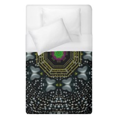 Leaf Earth And Heart Butterflies In The Universe Duvet Cover (single Size)