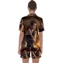 Wonderful Steampunk Women With Clocks And Gears Satin Short Sleeve Pyjamas Set View2