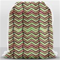 Zig Zag Multicolored Ethnic Pattern Drawstring Bag (Large) View1
