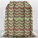 Zig Zag Multicolored Ethnic Pattern Drawstring Bag (Large) View2