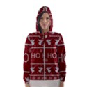 Ugly Christmas Sweater Hooded Wind Breaker (Women) View1