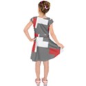 Cross Abstract Shape Line Kids  Short Sleeve Dress View2