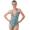 Design Art Wesley Fontes Halter Cut-Out One Piece Swimsuit View1