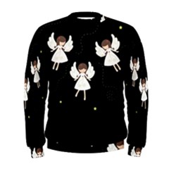 Christmas Angels  Men s Sweatshirt by Valentinaart