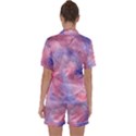 Mr. Hughes Blues Satin Short Sleeve Pyjamas Set View2