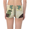 Egyptian Paper Papyrus Bird Reversible Boyleg Bikini Bottoms View2