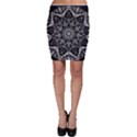 Mandala Psychedelic Neon Bodycon Skirt View1