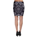 Mandala Psychedelic Neon Bodycon Skirt View2