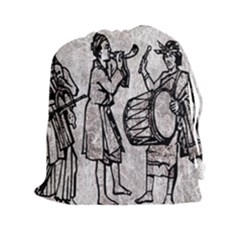 Man Ethic African People Collage Drawstring Pouches (xxl)