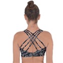 Wedding Chalkboard Icons Set Cross String Back Sports Bra View2