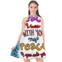 Christian Christianity Religion Halter Neckline Chiffon Dress  View1