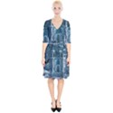 Church Stone Rock Building Wrap Up Cocktail Dress View1