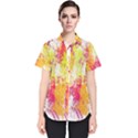Painting Spray Brush Paint Women s Short Sleeve Shirt View1