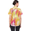 Painting Spray Brush Paint Women s Short Sleeve Shirt View2