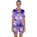 Blue Fractal Alchemy HUD for Bending Hyperspace Satin Short Sleeve Pyjamas Set View1