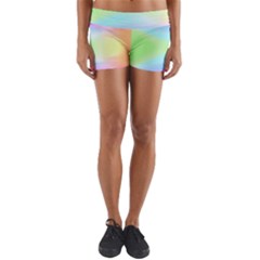 Abstract Background Wallpaper Paper Yoga Shorts