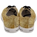 Vintage Map Background Paper Men s Low Top Canvas Sneakers View4