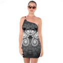Fractal Filigree Lace Vintage One Soulder Bodycon Dress View1
