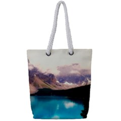 Austria Mountains Lake Water Full Print Rope Handle Tote (small) by BangZart