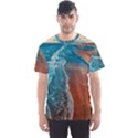 Sea Ocean Coastline Coast Sky Men s Sports Mesh Tee View1