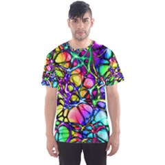 Network Nerves Nervous System Line Men s Sports Mesh Tee